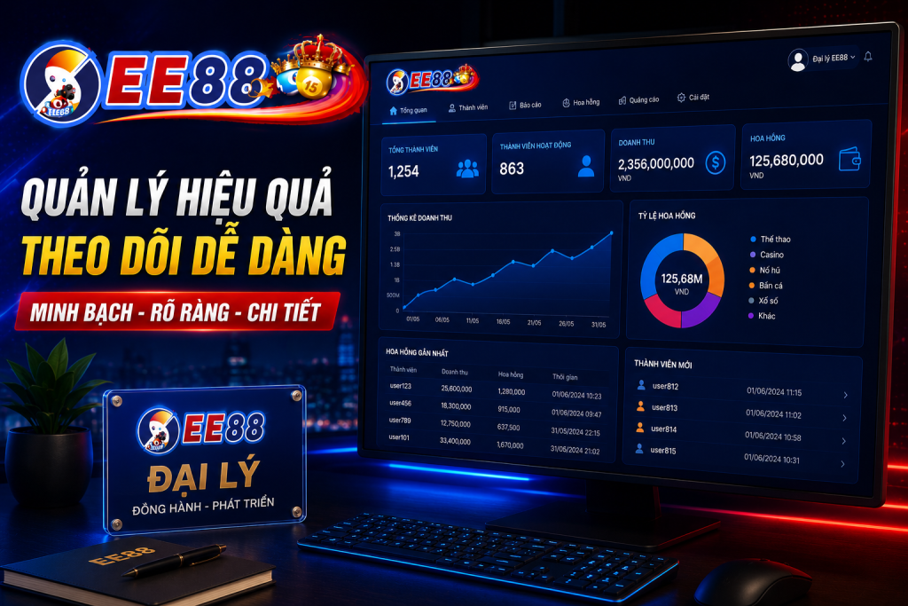 Quản lý hoạt động và theo dõi hiệu quả đại lý EE88