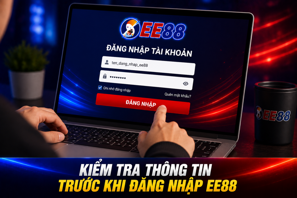 Kiểm tra thông tin đăng nhập EE88 trước khi truy cập
