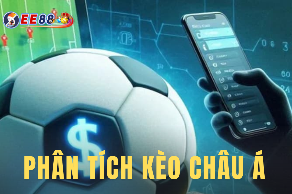 Người chơi phân tích Kèo Châu Á trên điện thoại trước khi đặt cược
