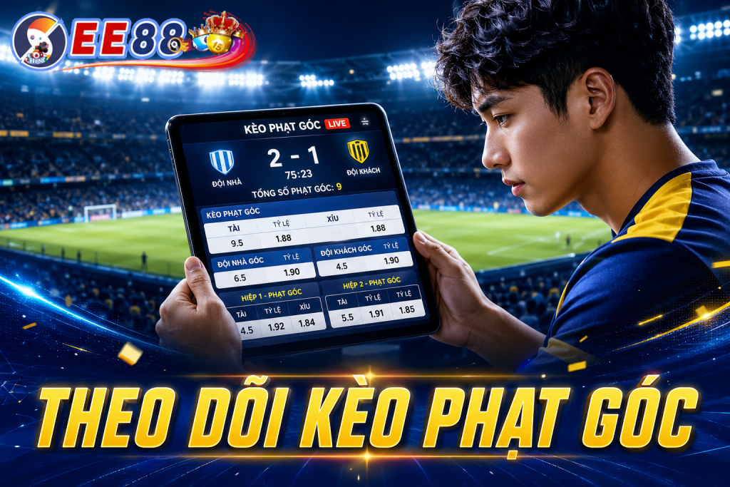 Người chơi theo dõi diễn biến trận đấu để lựa chọn Kèo Phạt Góc phù hợp