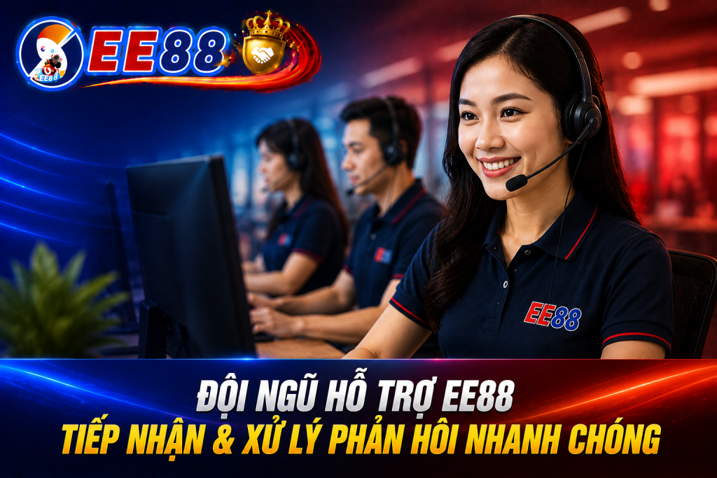 Đội ngũ hỗ trợ EE88 tiếp nhận và xử lý phản hồi